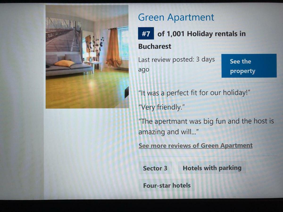Green Apartment 63 Bucureşti Eksteriør bilde